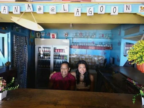 Mana Lagoon Backpackers Villa Bagian luar foto